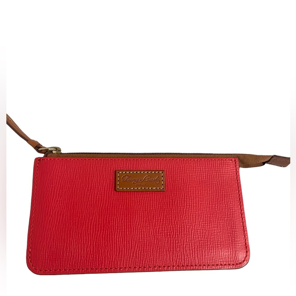 Red Wristlet Clutch - Dooney & Bourke Inspired